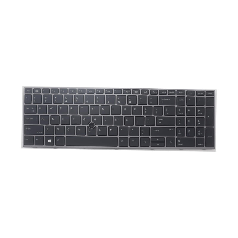 New Replacement Laptop Keyboard for HP Zbook 15 G5 G6 Zbook 17 G5 G6 Keyboard with Point L12764-001 L12765-001 L28407-001 Backlit US