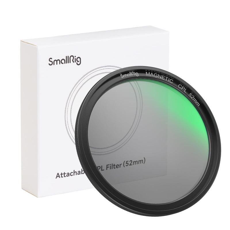 SmallRig 52mm Magnetic Circular Polarizers Filter, HD Optical Glass 28 Layer Multi Nano Coated Circular Polarizing Filter Magnetic CPL Ultra Slim Frame/Waterproof/Scratch Resistant - 4216 4216 (CPL Filter)