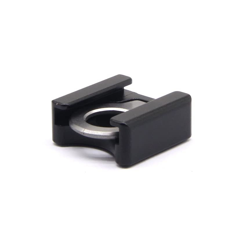 ANNTERY Cold Shoe Mount Adapter Bracket,Aluminium Alloy Flash Hot Shoe Adapter Mount,Cold Shoe Mount Adapter,with 1/4In Screw,1/4In Thread Hole,for Camera Tripod Photo Studio Kit(2pcs Pack)-A029