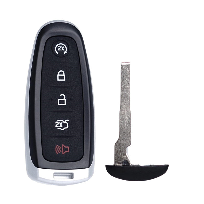 Key Fob Replacement Fits for Ford Focus SE Titanium BEV C-Max Energi Escape 2013-2019 Smart Keyless Entry Remote Start Control 164-R7995 Keyway HU101 Push Start Button Vehicles