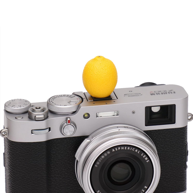 Renyian Fruit Shape Hot Shoe Cover Camera Hot Shoe Cap Camera Mount Protection Decor (Lemon) Lemon