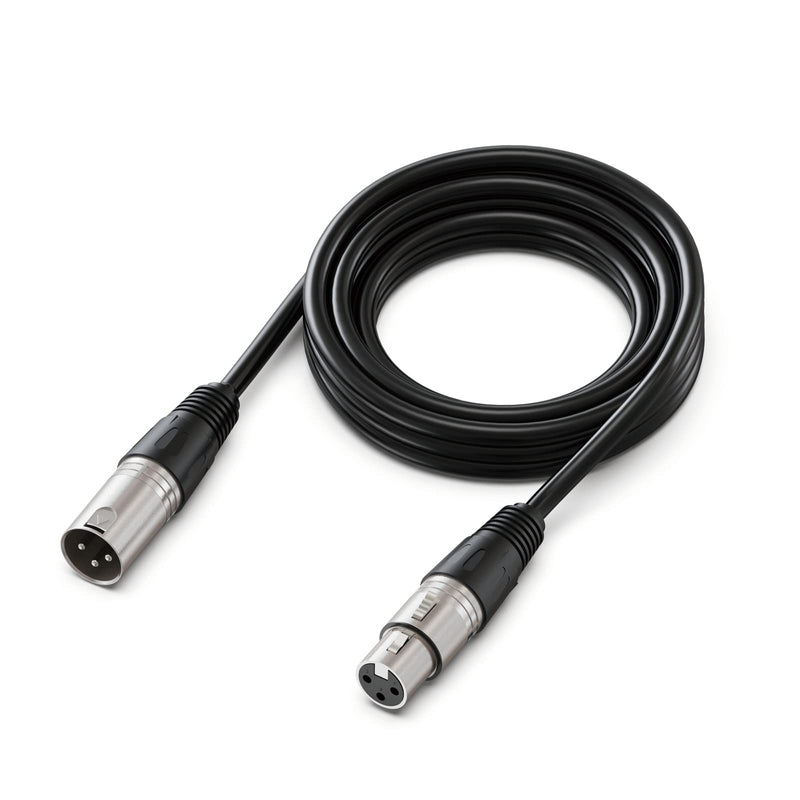 [AUSTRALIA] - FIFINE XLR Cable, 10ft Cable with Balanced 3 PIN, XLR Male to Female Mic Audio Cord, XLR Speaker Cable, Mic Wire, Compatible with XLR Microphone for Recording Podcast Streaming, Black-L9 
