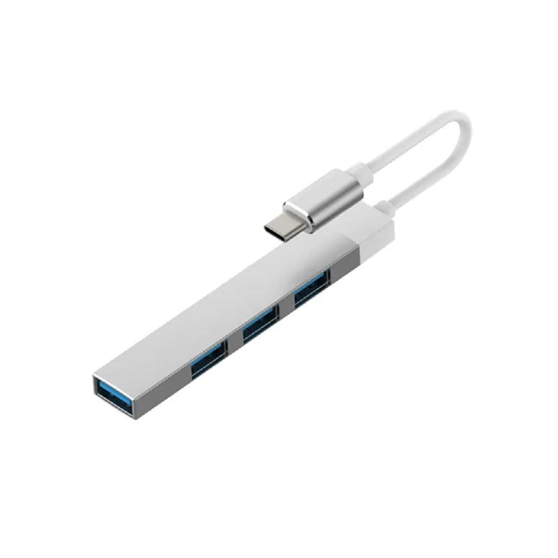 USBC_4USBA_Hub : 4 USB-A Ports in 1 USB-C Hub, USB-C to 4 USB-A for, Compatible with Windows/MacOS/Android/iOS/Linux Laptop, Notebook, Desktop Computer, Smartphones.