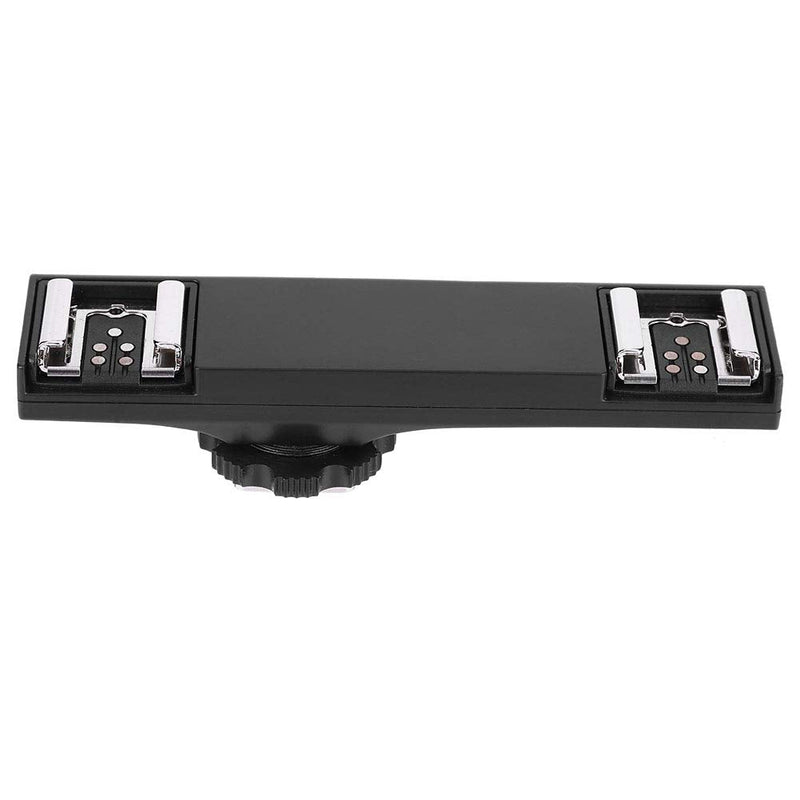 [AUSTRALIA] - Hot Shoe Splitter, Hot Shoe Flash Light Bracket Ultralight Hot Shoe Extension Bar Mount Hot Shoe Mount Plate Adapter for SLR Camera Camcorder (for SLR (for 