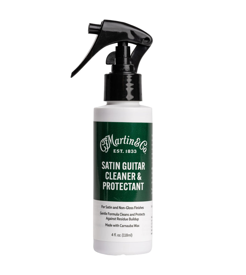 [AUSTRALIA] - Martin Satin Guitar Cleaner & Protectant – 4 oz Spray Bottle | Cleans and Protects Without Added Shine | Made with Carnauba Wax for Satin Finishes 