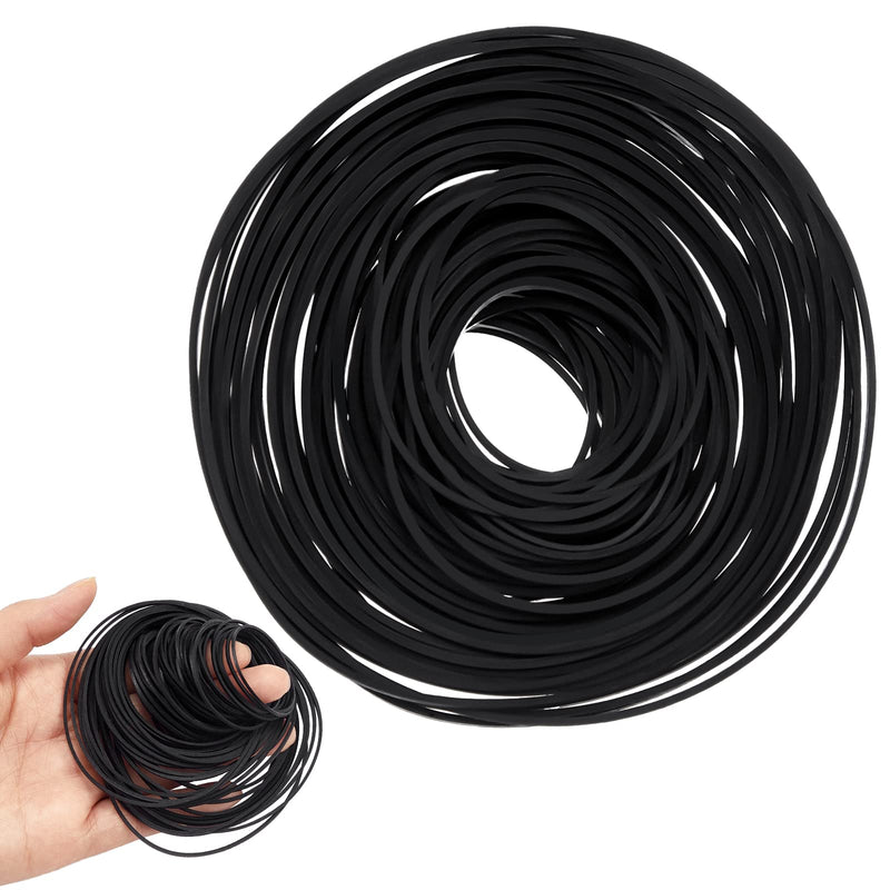 100 Pcs Recorder Rubber Belts 40-135 mm Square Belt Cassette Tape Machine Repair Maintenance Mix Cassette Recorder Belts for DVD CD LD VCR Repeater Drives (1mm Width) 1mm Width