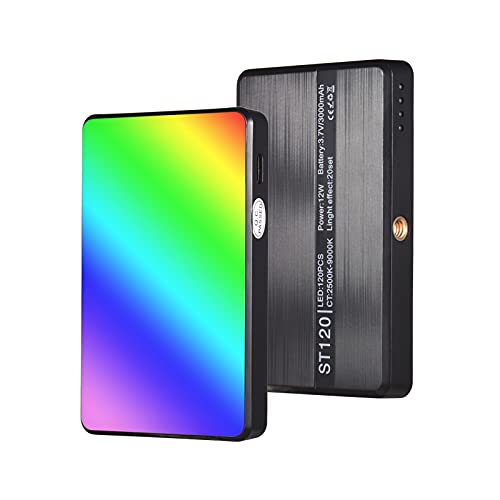 ST120 Pocket LED Video Light Rechargeable Fill Light 2500K-9000K