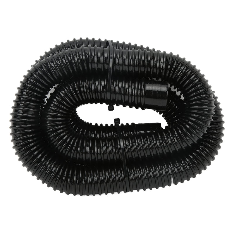 Boat Pump Hose Marine Bilge Pump Installation Kit with Hose Clamps Thru Hull Fitting for Boats Yachts RVs (Black 1 1/8in) Black 1 1/8in