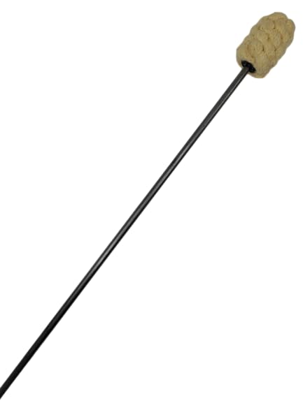 Fire Eating Torch – 2 Inch Woven Kevlar MoonBlaze Head – 17 Inches Long – Sold Individually – Fire Breathing, Spitting, Blower, Circus, Flow, Dance Prop – For Festivals & Performances – By FIRE MECCA Large