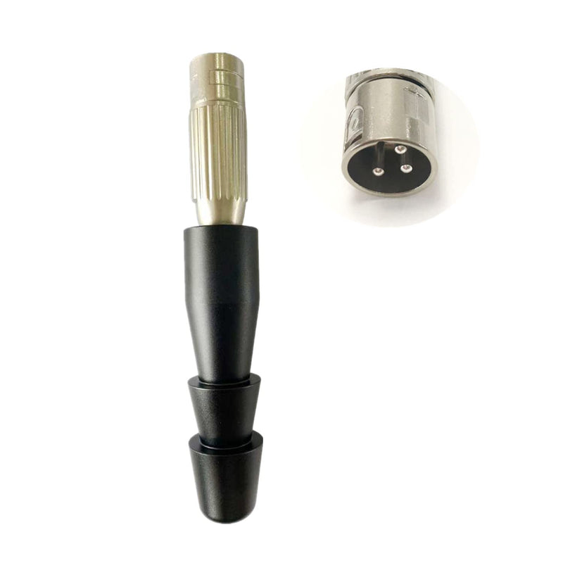 3-Pins 3 XLR Male Connector for Reciprocating Saw Adapter Motion Machinery Vac-U-Lock Machine etc.