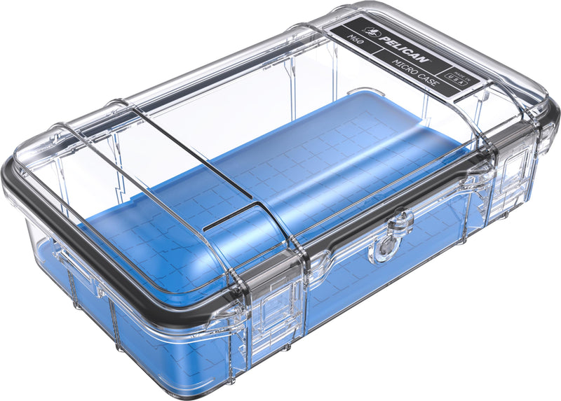 Pelican M60 Micro Case (Blue/Clear) Blue/Clear