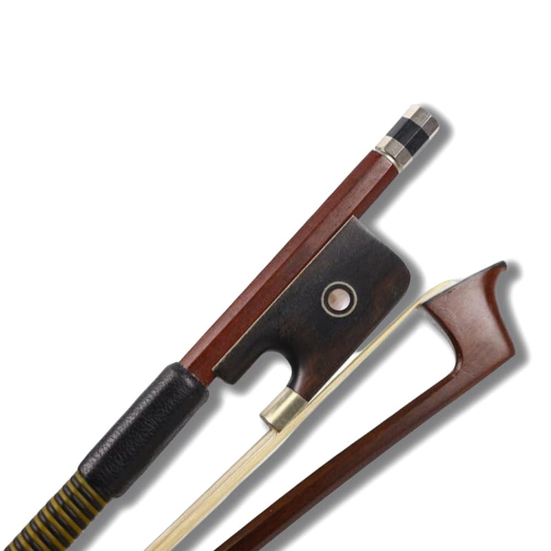 4/4 Viola Bow Brazilwood stick Ebony Frog Natural HorseHair inlay Pearl Eye Pattern well balance