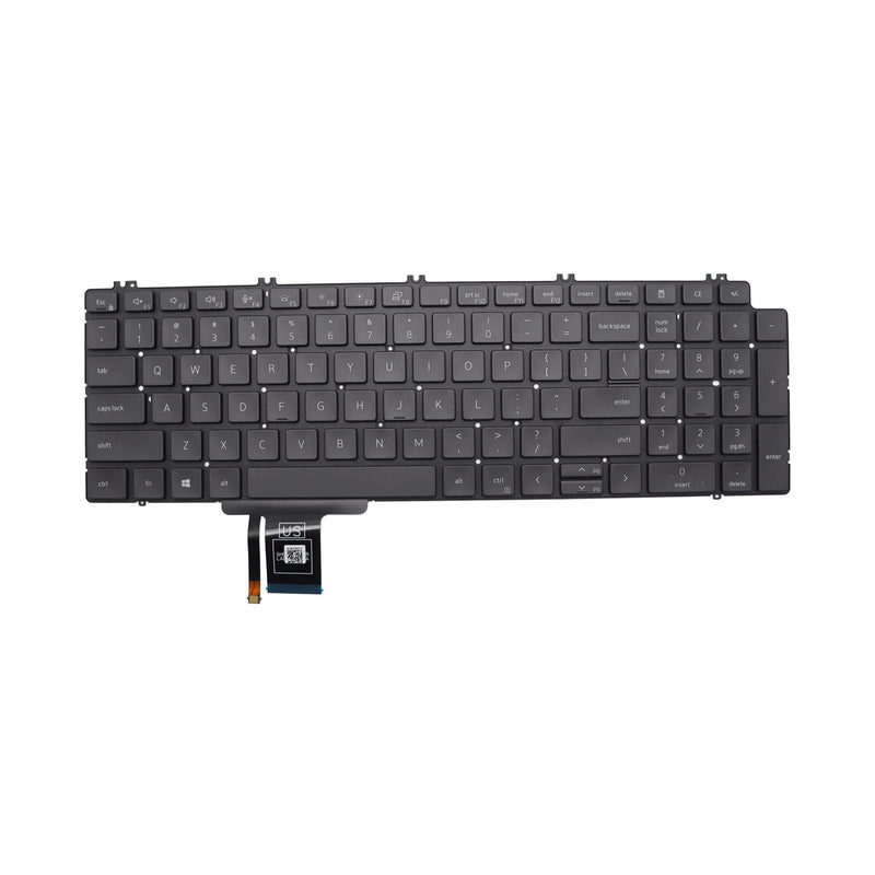 New Replacement Keyboard for Dell Precision 7750 7760 7550 7560 US with Backlit 0713DM 713DM