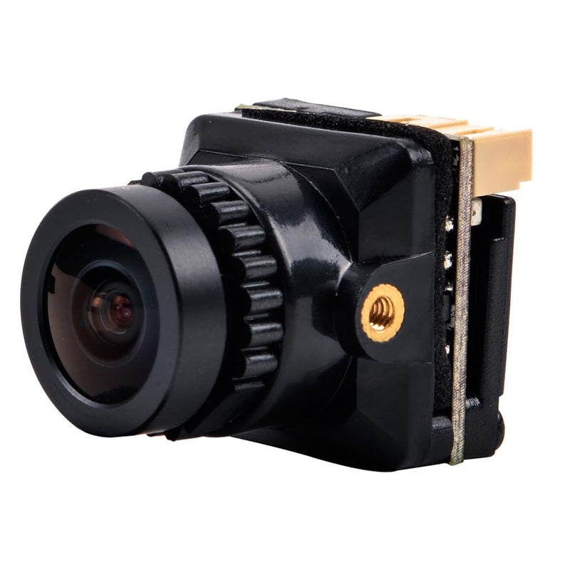 Readytosky 1500TVL FPV Camera 2.1mm Lens 1/3" CMOS Camera 5V-30V PAL/NTSC with OSD Internal Adjustable for RC FPV Racing Drone (Black) Black