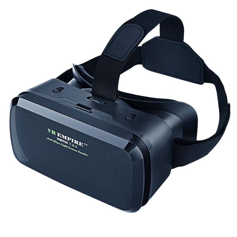 Cell Phone VR Headset Virtual Reality Headsets VR Headsets Virtual Reality Glasses VR Glasses VR Goggles for TV Movies Video Games Compatible with iOS, Android Support 4.7” to 7.3” Mobile Screen(B95) B95_1
