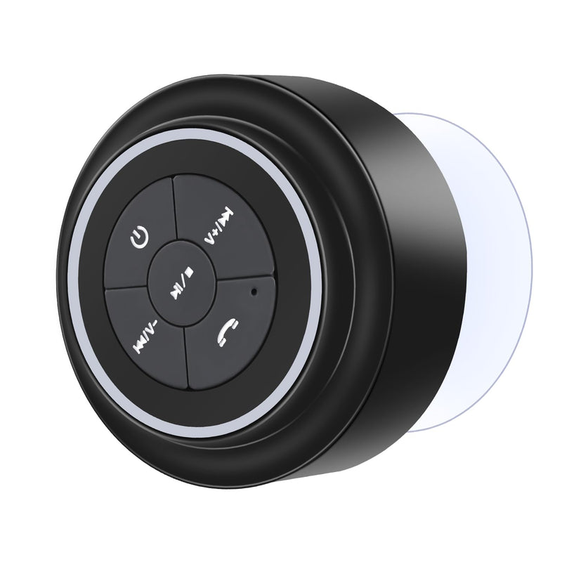 [AUSTRALIA] - Mini Bluetooth Shower Speaker with Suction Cup, Wireless Shower Speaker Bluetooth Waterproof, IP67 Floating Waterproof Bathroom Speaker, Ideal Gifts for Men Women Kids 