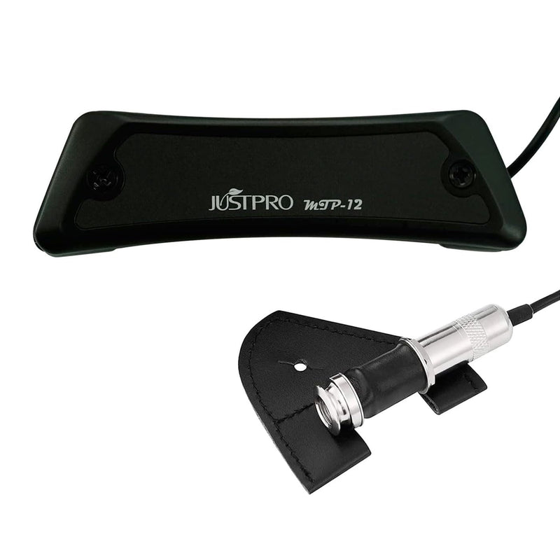 Acoustic Guitar Pickup, Humbucker Magnetic Passive Sound-Hole Guitar Pickups with Audio Output for Acoustic Guitar Double Coil Black