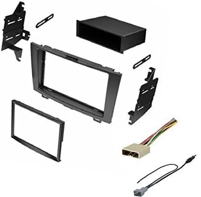 [AUSTRALIA] - Single or Double DIN Car Stereo Radio Install Kit, Wire Harness, and Antenna Adapter Made for 2007 2008 2009 2010 2011 Honda CRV CR-V- No Factory NAV Vehicles 