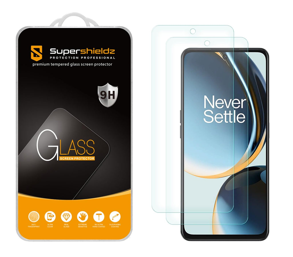 Supershieldz (2 Pack) Designed for OnePlus Nord N30 5G Tempered Glass Screen Protector, Anti Scratch, Bubble Free