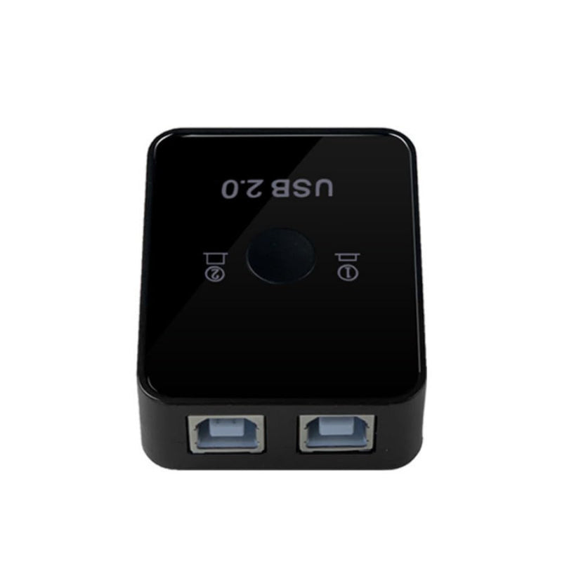 Suckoo USB2.0 kvm switcher 2 in 1 Out 1 in 2 Out bidirectional Interchangeable 2 Port Computer Host Sharing USB Printer Scanner Keyboard and Mouse selector Switch Box 1 Host at a time