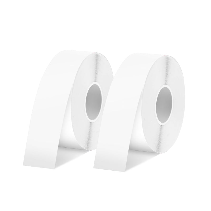 [AUSTRALIA] - Label Maker Tape SUPVAN E10 Adapted Label Print Paper Refill Size 2 Packs Continous 0.59inx19.68ft Thermal Laminated Waterproof Self-Adhesive Multipurpose Labeling Tape Replacement 