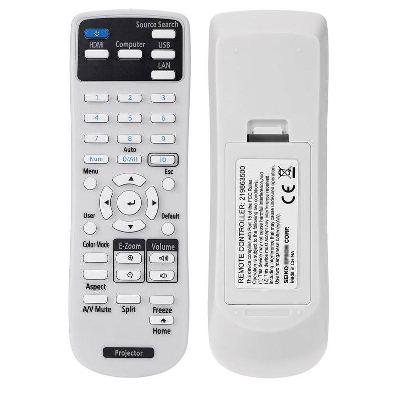 [AUSTRALIA] - Projector Remote Control 2198635 for Epson 880 EX3280 VS260 EX5280 EX9230 PRO EX9240 EX7280 EX10000 BRIGHTLINK 725Wi 735Fi 1485Fi+ 1485Fi POWERLITE 118 119W 720 992F E10+ Projector Remote Controller 