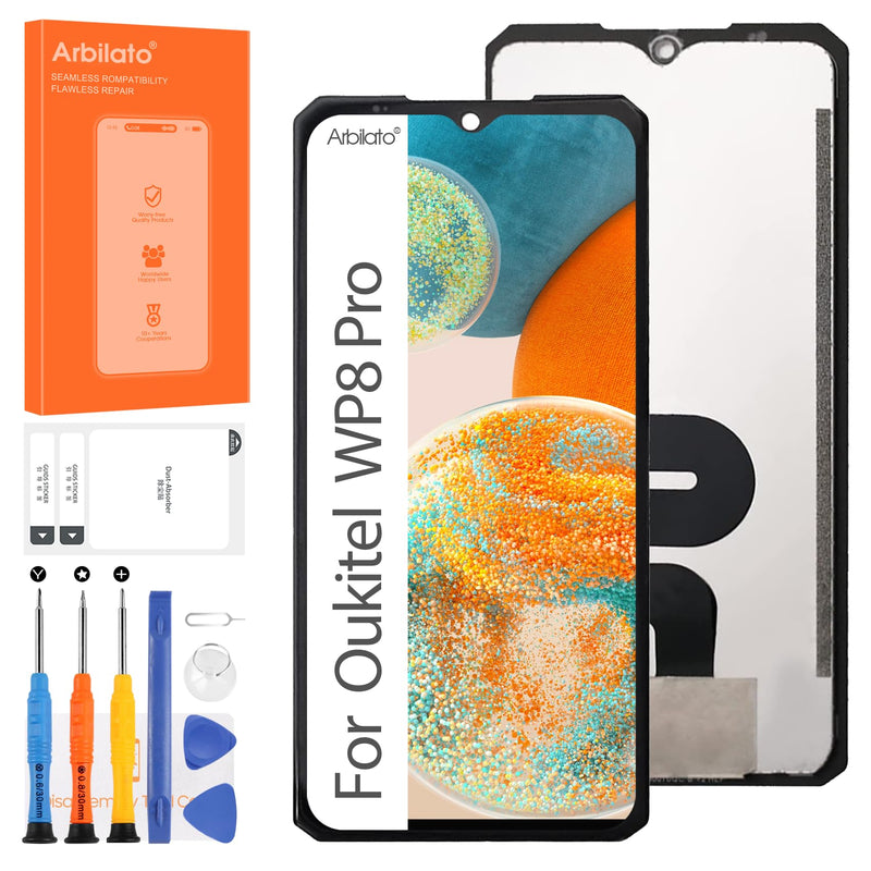 Screen for Oukitel WP8 Pro Screen Replacement for Oukitel WP8 Pro LCD Screen for WP8 Pro Touch Display Digitizer Assembly Repair Parts（Black）