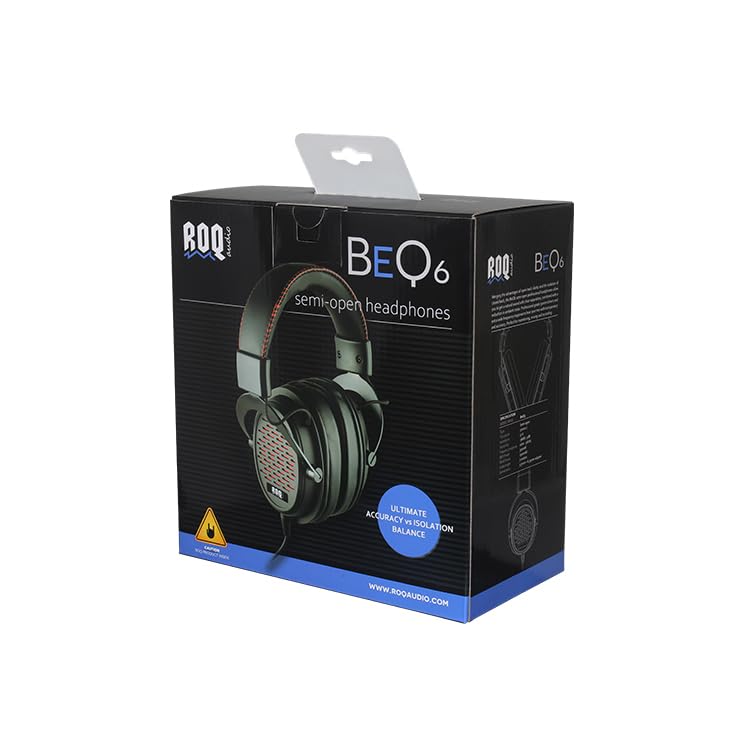 Professional Headphones (BEQ6), Black+Red