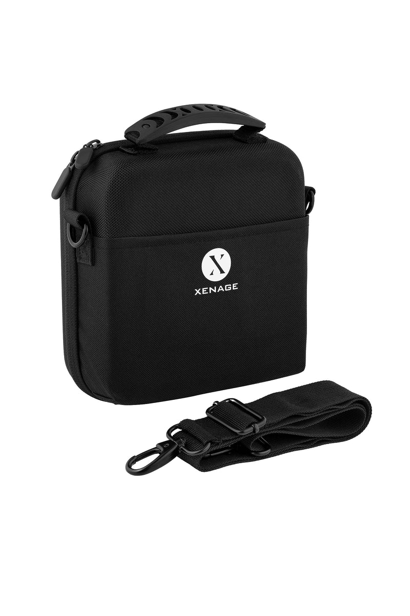 Binocular Case with Heavy-Duty Water-Resistant Hard EVA Cover (7x7x2.5”) Carry Handle, and Carrying Strap for Hiking, Hunting, Backpacking, Outdoor Travel, Rugged and Compact Cover