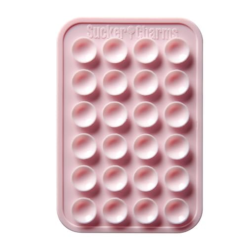Removable and Reusable Suction Cup Phone Mount/Patent Pending (Pink-a-Licious) Pink-a-Licious
