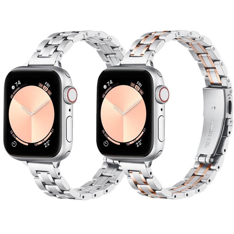 Bundle of the Two Metal Apple Watch Replacement Band
