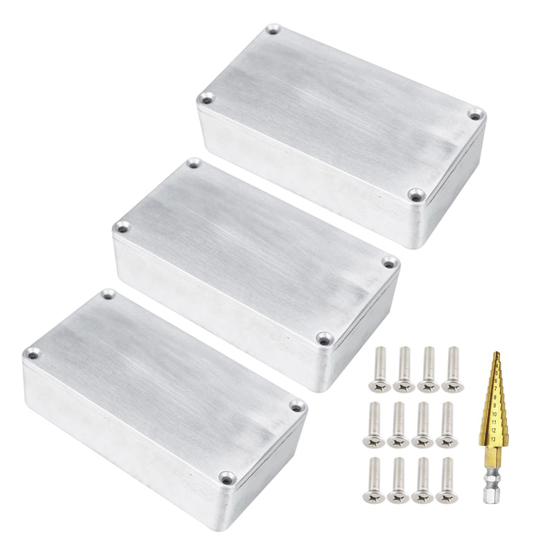 Pedal Enclosure Guitar Pedal Enclosure 1590b Aluminum Box Stomp Box Pedal Box 1590b Guitar Pedal Enclosure For Diy Guitar Pedal 3 Pack