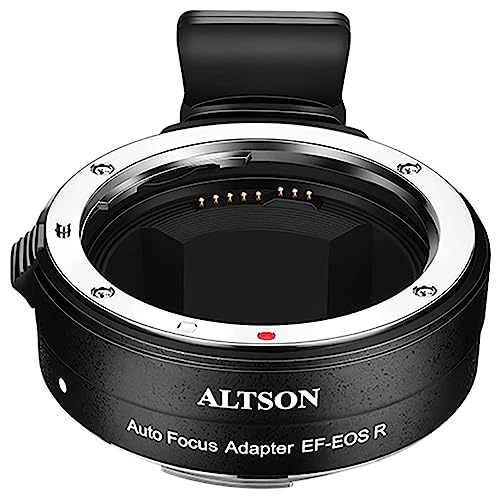 Lens Mount Adapter EF-EOS R Auto-Focus Lens Converter Compatible with Canon EF/EF-S Lens for Canon R Mount Camera EOS R, RP, R3, R5, R6, R6II, R7, R8, R10, R50, R100 EF-EOSR