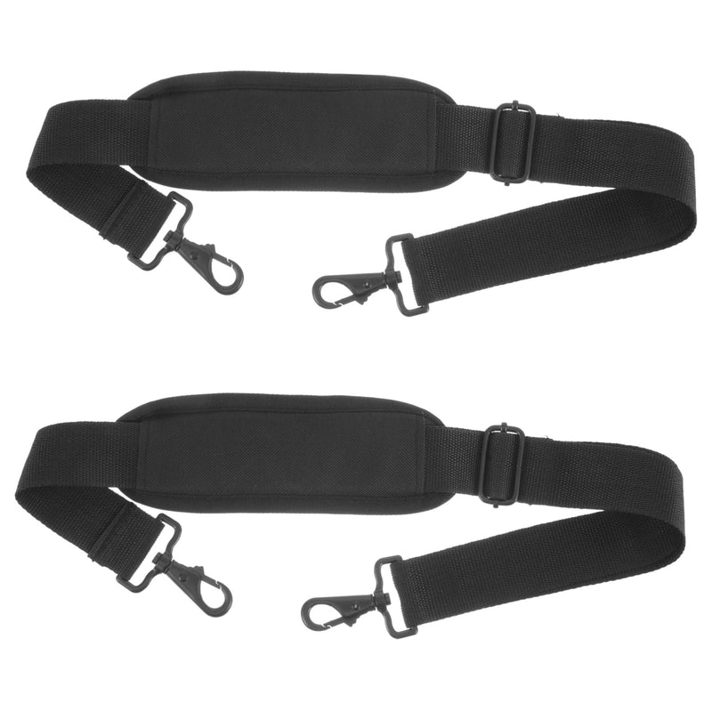 [AUSTRALIA] - Shoulder Strap 2pcs Violin Case Shoulder Strap Canvas Black Shoulder Straps Padded Shoulder Bags Postman Shoulder Strap Backpack Straps Replacement Shoulder Strap for Bag 