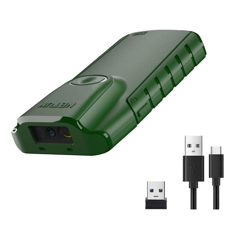 [AUSTRALIA] - NETUM Bluetooth 1D Barcode Scanner, 3-in-1 Small Portable CCD Bar Code Reader Automatic Wireless Gun Scan Back Clip Work with Tablet iOS Android Windows MacOS for Warehouse Inventory POS (1D - E740) 1D - E740 