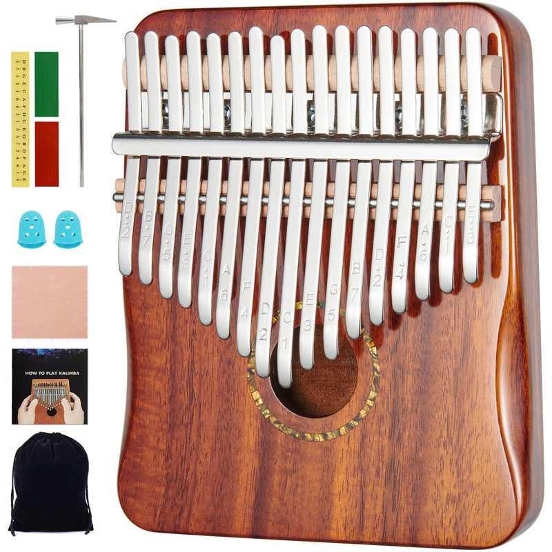 Kalimba Thumb Piano 17 Key Finger Piano (Kalimba-Orange) Kalimba-Orange