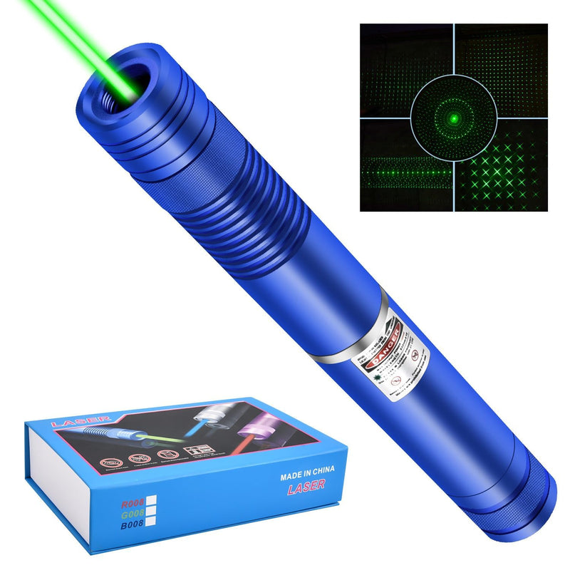 Green Laser Pointer, Long Range 20000 Feet Green Laser Pointer High Power with Star Cap for Night Astronomy Outdoor Camping Hunting