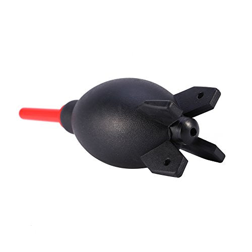 Rocket Air Blower Duster for DSLR Camera CCD Lens Keyboard Cleaning, & Non , Air Inlet Valve Design, Free Standing Tripod Base