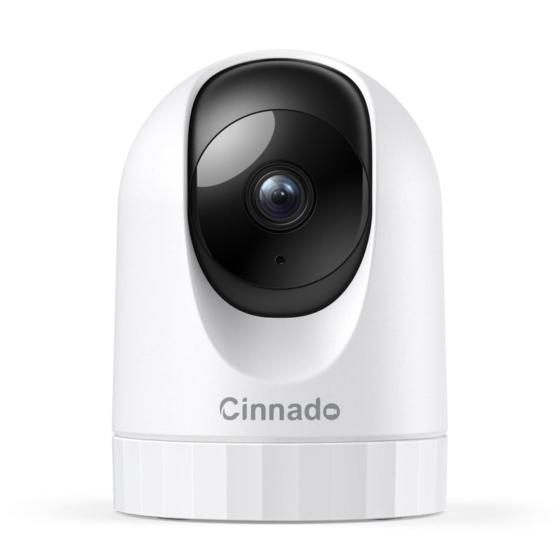 Security Camera Indoor-2K 360° WiFi Cameras for Home Security，Pet/Dog/Baby Camera with Phone app, 2-Way Audio, Night Vision, 24/7 SD Card Storage, Works with Alexa & Google Home (2.4Ghz)-D1 2K 1pack