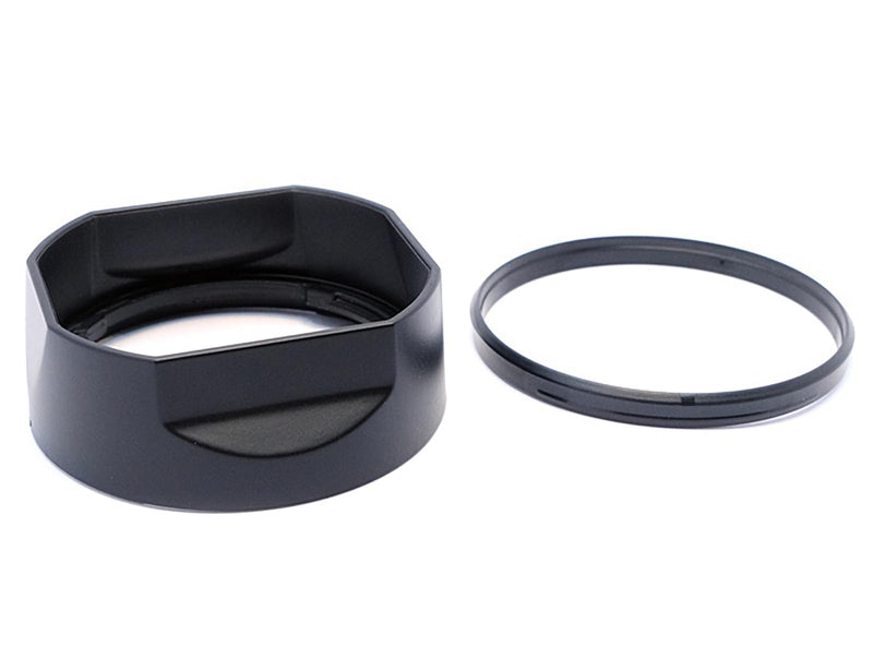 AMZPILOT Bayonet Square Camera Lens Hood Shade Fit for Fujifilm Fuji Fujinon XF 35mm f/2 R WR XF35mmF2, XF 23mm f2 R WR XF23mmF2 and XC 35mm F2 XC35mmF2 Lens Replace for Fujifilm LH-XF35-2