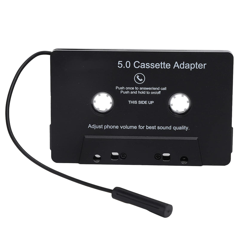 Bluetooth Cassette Adapter, Built‑in Microphone Bluetooth 5.0 MP3 Player LED Indicator Car Tape Converter USB Charging for Car