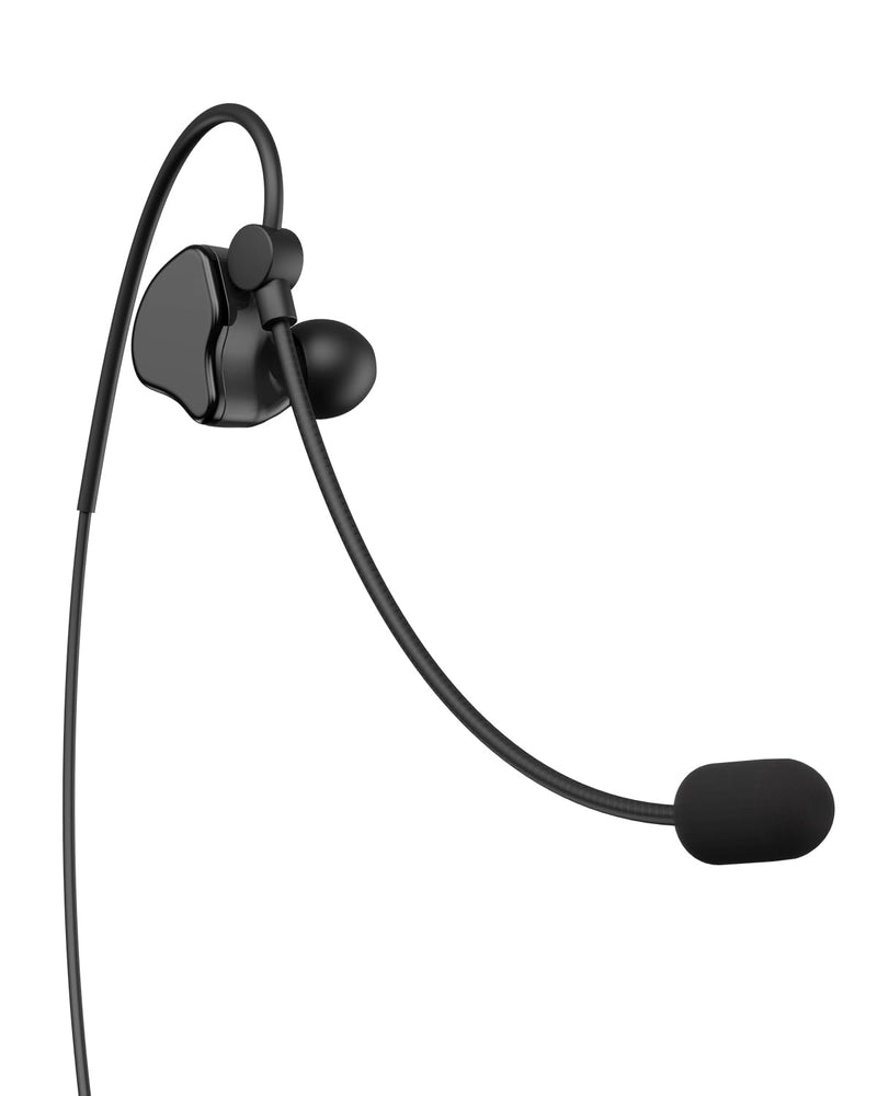 Referee Headset Earphone Newly-Designed Earpiece Professional 1pc 3.5mm Jack V6 V4 FBIM Football Arbitro Coach Judger Arbitration Earhook Soccer Headset(1PC R Earpiece) 1PC R Earpiece