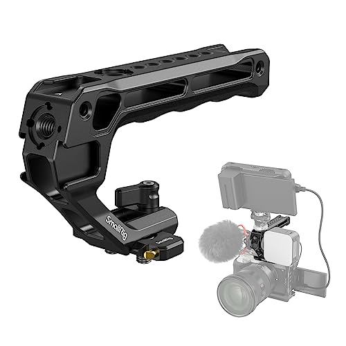 SmallRig Lightweight NATO Top Handle for DSLR Camera Cage - 4345 hanle with nato rail