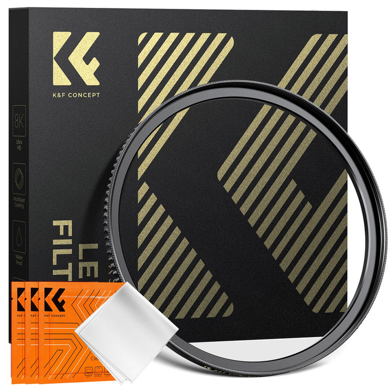 [AUSTRALIA] - K&F Concept 58mm to 67mm Step-Up Lens Filter Adapter Ring CNC Machined Brass Filter Adapter Rings, for 58mm Lens Install 67mm Filter 58-67mm 