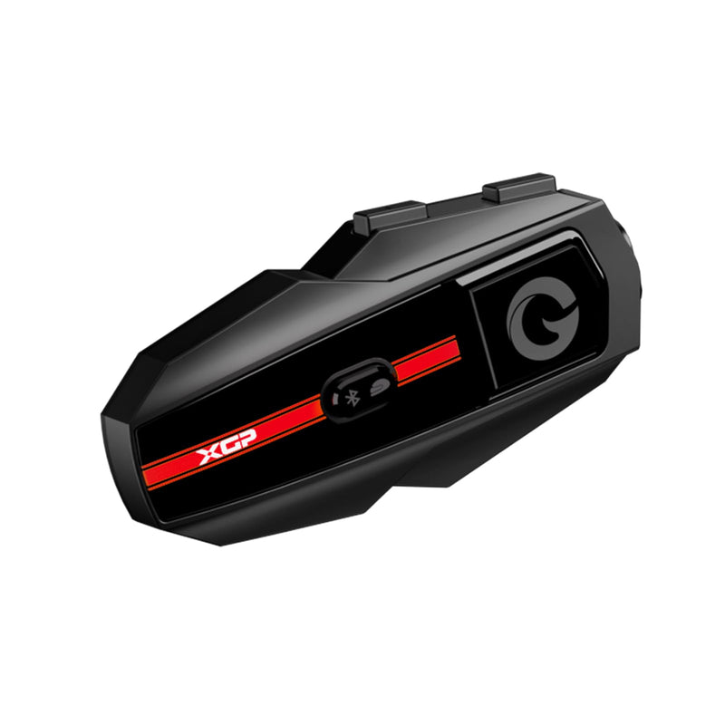 XGP Motorcycle Bluetooth Headset V5.2 with Music Sharing, 2-Way Motorcycle Helmet Bluetooth with IP67 Waterproof, Helmet Communication Intercom Systems with Hi-Fi Speakers for ATV/Snowmobile, 1 Pack