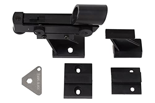Red Dot Finderscope,Astronomical Telescope Star Pointer Viewfinder Star Finder Scope with 4 pcs Slide-in Bracket,Compatible with Most Astronomical Telescopes