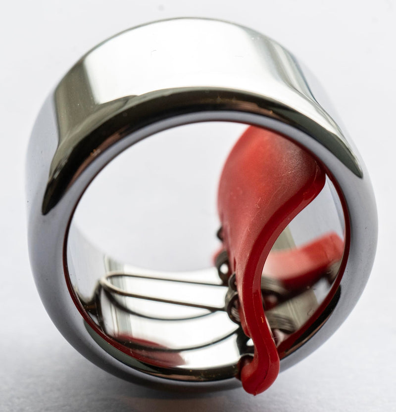 Black Mountain Slide Guitar Rings - Made From Tungsten Steel. Acoustic Guitar Slide, Electric Guitar Slide, Bass, Ukulele, and More. Almost as Hard as Diamond, Smooth Surface Finish, New Invention Regular