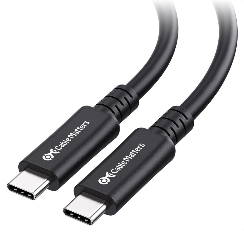 Cable Matters 20Gbps Long USB4 Cable, 9.8ft | [8K@30Hz / 4K@120Hz Video, 240W Charging, 20Gbps Data Transfer] USB 4 Cable Compatible with Thunderbolt 4, MacBook, XPS 9.8 Feet