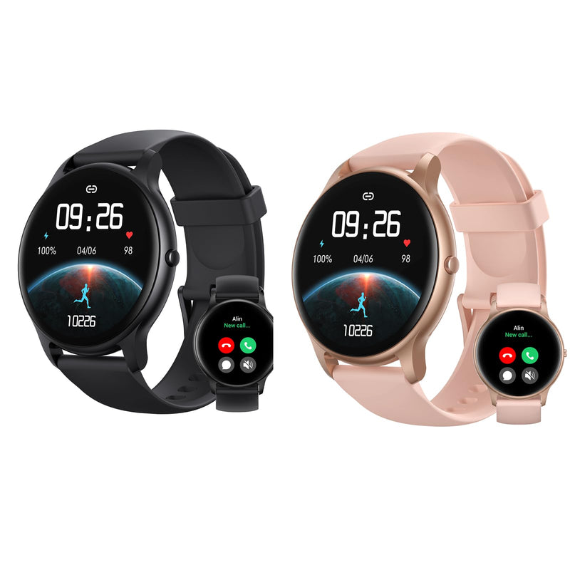 Parsonver Round Smart Watch PS01B Bundle with PS01G