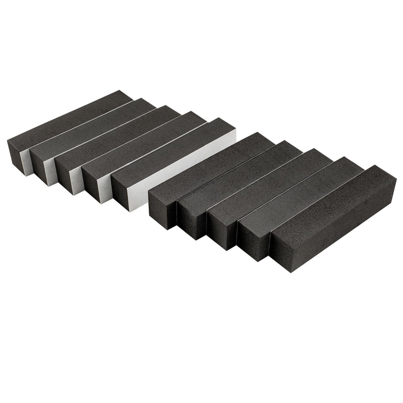 Musiclily Pro 80x18x15mm Bass Pickup Height Foam Self-Adhesive EVA Foam Anti-Vibration Foam for Jazz Bass Pickup, Black (Set of 10) For JB Pickup